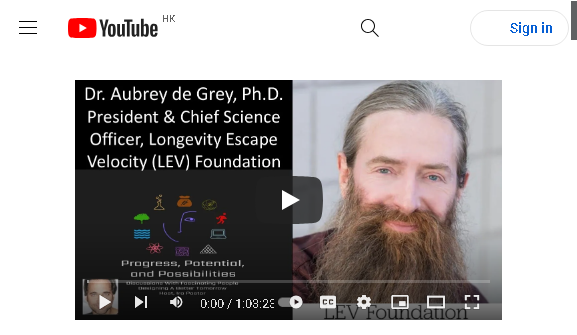 The LEVF and Dr. Aubrey de Grey are advancing effective treatments to combat human age-related disease.