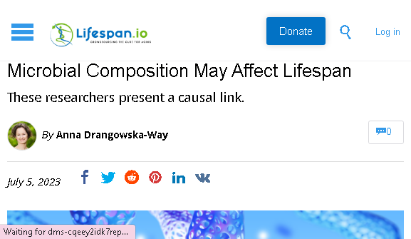 Explore the Impact of Microbial Compositions on Lifespan